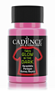 Cadence Glow in the Dark Textielverf 50 ml Roze