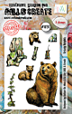 Aall & Create #1097 - A7 Stamp Set - Grizzly Heights