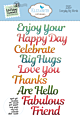ECD Romantic Revival Die Everyday Big Words (2305)