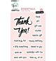 CCL Clear Stamps Thank you Essentials nr. 911