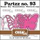 Crealies Partzz Dies No. 93 Butterfly B Large (CLPartzz93) 