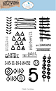 Elizabeth Craft Designs Hello You! Stamps Scribbles (CS440)