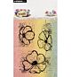 HE Clear Stamp Grungy flowers Dragonfly Dreams nr. 908
