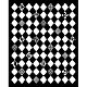 Stamperia Furry Friends Thick Stencil 20x25cm Rhombus Pattern (KSTD190)
