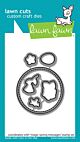 Lawn Fawn dies magic spring messages - lawn cuts