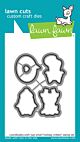 Lawn Fawn dies say what? holiday critters - lawn cuts