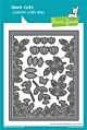 Lawn Fawn dies flower garden backdrop 