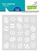 Lawn Fawn stencils easter egg background stencils