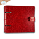 ECD Everyday Memories Comfy Cozy Memory Binder Square Page  Festive Red Embossed