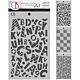 Ciao Bella Lunibloom 5x8 Inch Stencil Mix Triple Layer Set (MSX009)
