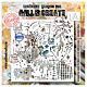 AALL & Create Universe of Patterns 6x6 Inch Stencil Encoded Stars by Autour De Mwa & Co (AALL-PC-280)