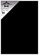 Black A4 Smooth Cardstock 220gsm (10pcs) (PFSS714) 