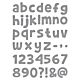 Spellbinders Pooh's Alphabet, Numbers & More Etched Dies (S6-249)