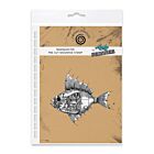 Andy Skinner Pre Cut Rubber Stamp Set Steampunk Fish (07-0055-AS)