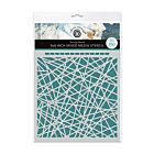 Andy Skinner 8x8 Inch Mixed Media Stencil String Maze (08-0002-AS)