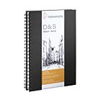 Hahn tekenboek Artist 140grs Portrait zwart spiraal A4