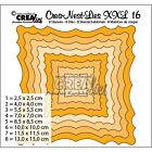 Crealies Crea-nest-dies XXL no. 16 stans ornament vierkant 2,5 cm - 13 cm