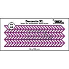 Crealies Decorette XL no. 05 zigzag 46x133 mm