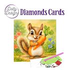 Dotty Designs Diamond Cards, Eekhoorn met wortel