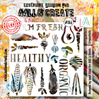 Aall & Create #186 - 6"x6" Stencil - Organitastic