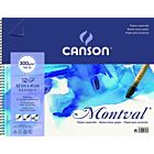 Canson Montval album gespriraleerd 12VL 32x41 300G fijne korrel naturel wit 