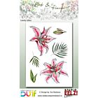 Studio EELZ - Clear Stamps Birds & Flowers 1 - Lovely lillies 