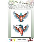 Studio EELZ Clear Stamps Birds & Flowers 1 Flying Kingfisher