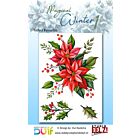 Studio EELZ Clear Stamps Magical Winter 1 Perfect Poinsettia