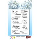 Studio EELZ Clear Stamps Magical Winter 1 Magical Winter Texts