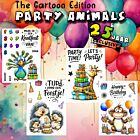 Studio EELZ Clear Stamps Complete Collectie (4 clear stamps) Party Animals 
