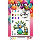Studio EELZ Clear Stamps Party Animals Patricia the Peacock