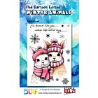 Studio EELZ Clear Stamps Winter Animals Alpaca Love