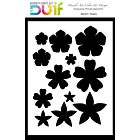 Stencil designed by Miranda Degenaars Stencil 3 - Flowers