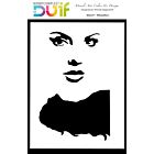 Stencil designed by Miranda Degenaars stencil 7 - silhouettes 1