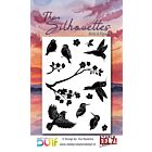 Studio EELZ Clear Stamps The Silhouettes Birds & Flowers