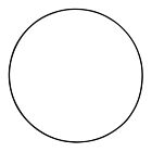 Metalen ringen bedekt 25cm ø zwart