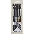 Zig Mangaka Flexible Brush, Black Assortment Set