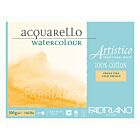 Fabriano Artistico traditional white cold pressed - grana fina 12,5 x 18 LL 300 gr/m² blok 25 vel