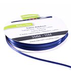 Vaessen Creative Satijnlint dubbel 3 mm 10 meter Donkerblauw