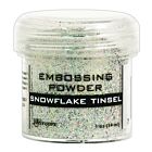 Ranger Embossing Powder snowflake tinsel 