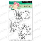 Penny Black Clear Stamp PURRING (3X4  inch) 