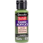 DecoArt SoSoft Fabric Acrylics 59ml Textielverf Avocado Green