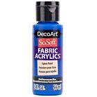 DecoArt SoSoft Fabric Acrylics 59ml Textielverf Mediterranean Blue