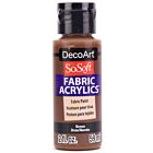 DecoArt SoSoft Fabric Acrylics 59ml Textielverf Brown