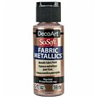 DecoArt SoSoft Fabric Metallics 59ml Textielverf Rose Gold