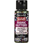DecoArt SoSoft Fabric Glitters 59ml Textielverf Confetti