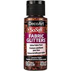 DecoArt SoSoft Fabric Glitters 59ml Textielverf Autumn Flame