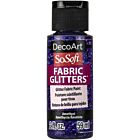 DecoArt SoSoft Fabric Glitters 59ml Textielverf Amethyst