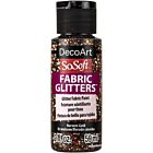DecoArt SoSoft Fabric Glitters 59ml Textielverf Harvest Gold