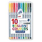 Staedtler brilliant colours - triplus fineliner box 10st. 334SB10